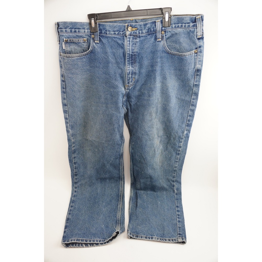 Carhartt Jeans 42 x 30 Blue Straight Traditional Fit Denim B480 DVB‎ Good